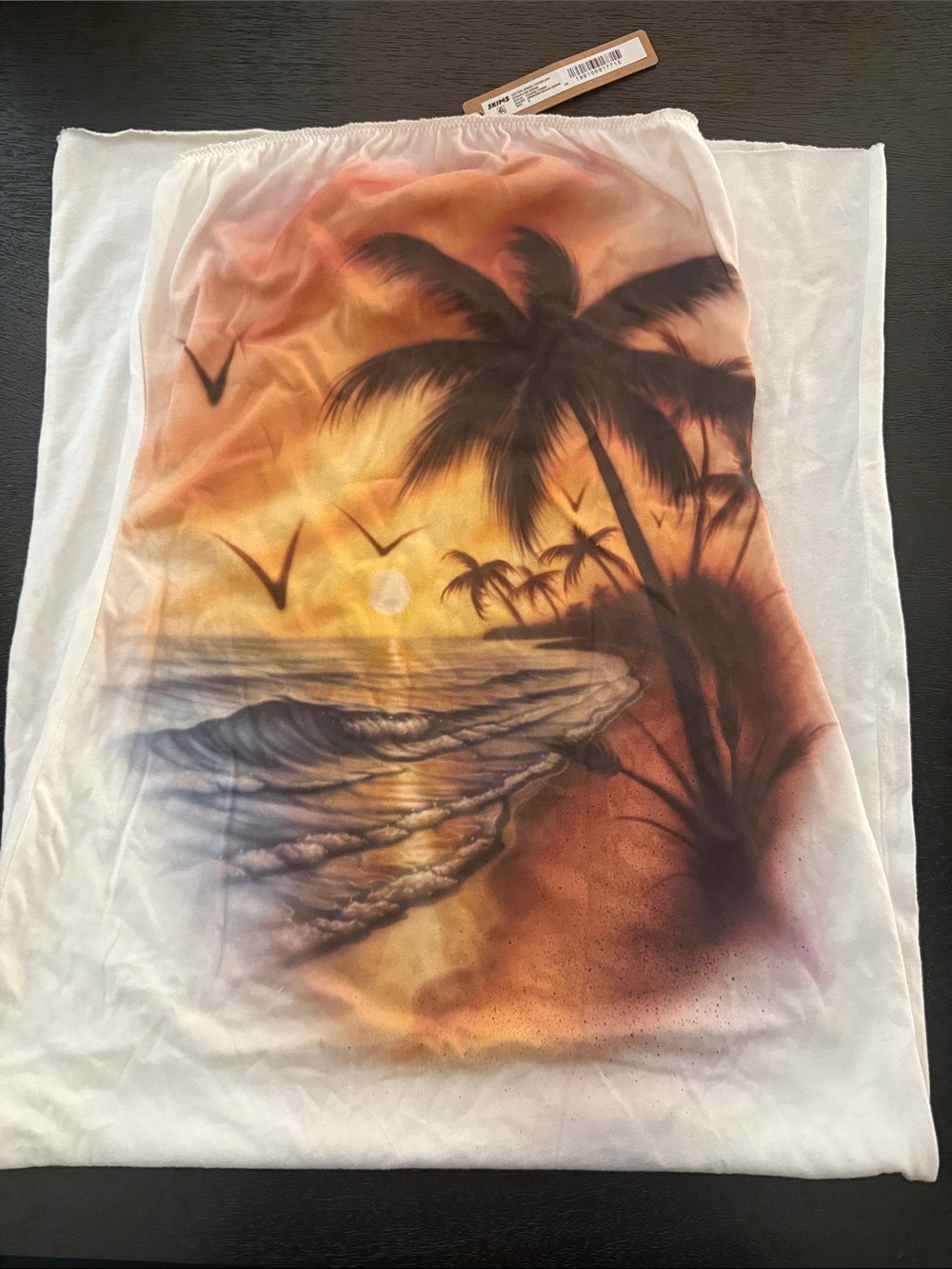 Swim cover-ups cotton tube dress - Picture 8 of 9